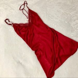 NWT Red Slip Dress